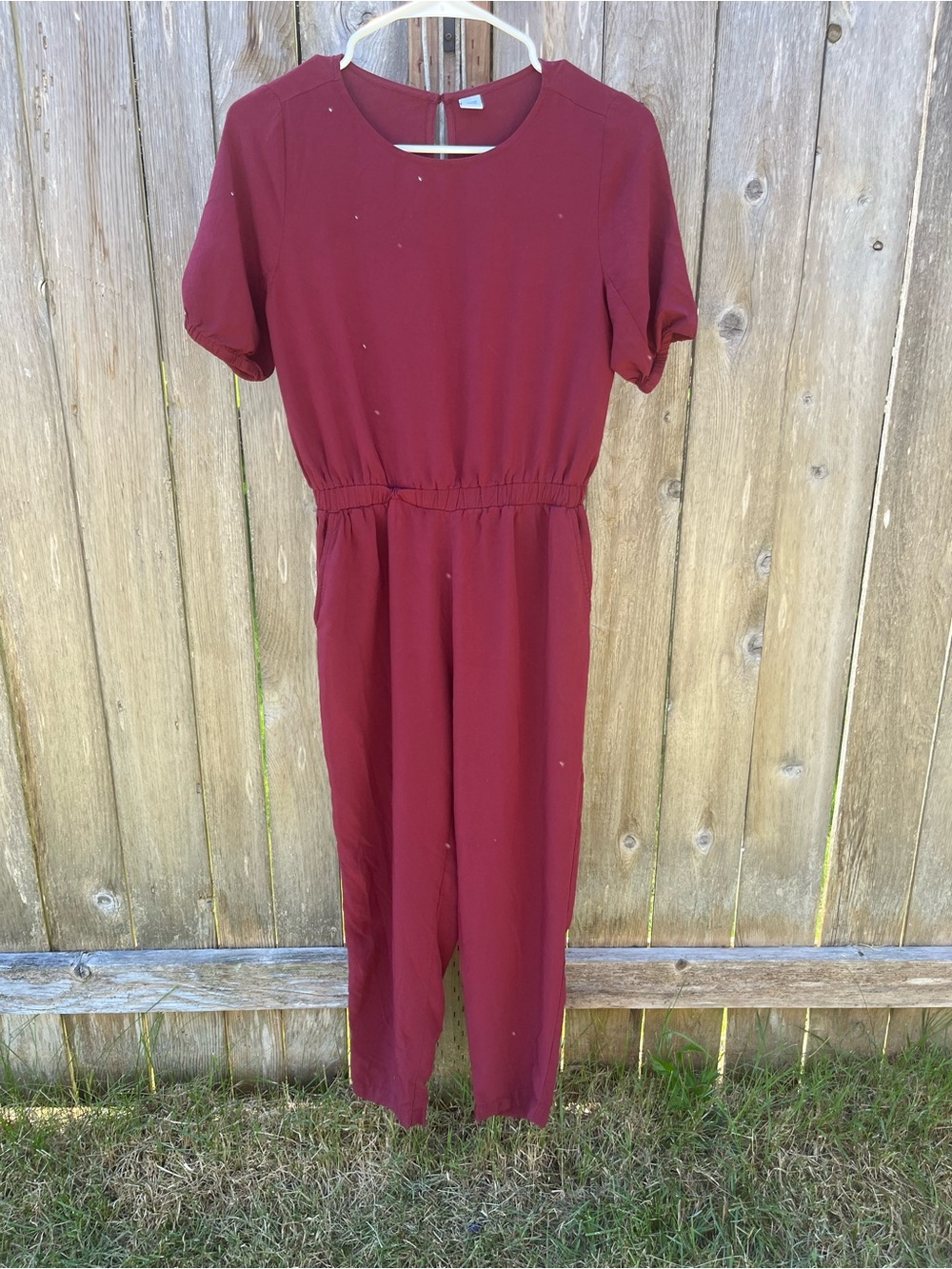 Women’s Burgundy Old Navy Jumpsuit/Romper